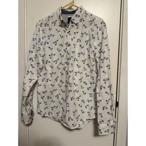 Men's Denim &Flowers Shirt Size Medium